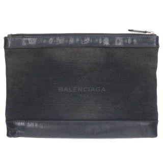 バレンシアガ(Balenciaga)のバレンシアガ 373834 ロゴプリントキャンバスクラッチバッグ メンズ(ビジネスバッグ)