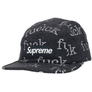 シュプリーム(Supreme)のシュプリーム 13SS Fuck Denim Camp Cap FUCKデニムキャンプキャップ メンズ(帽子)