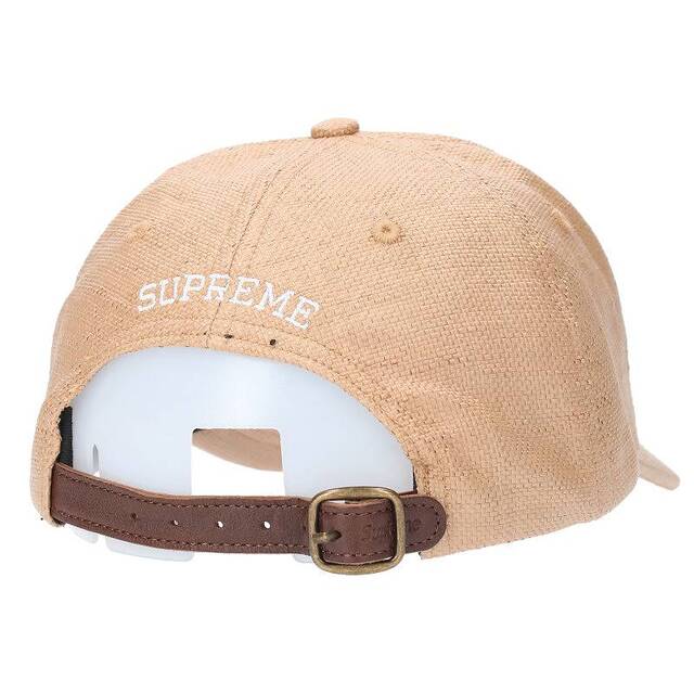 Supreme(シュプリーム)のシュプリーム 22SS Raffia S Logo 6-Panel Sロゴ6パネルキャップ メンズ ハンドメイドのファッション小物(帽子)の商品写真