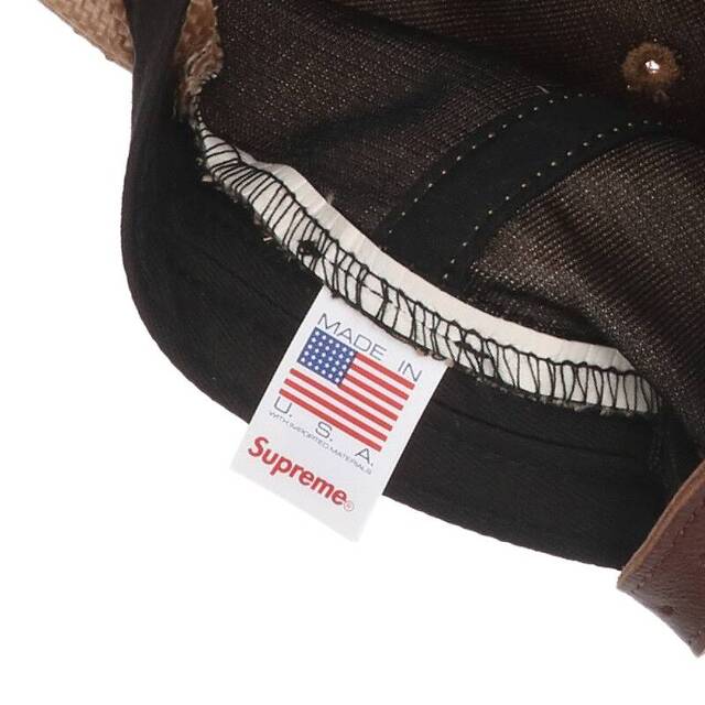 Supreme(シュプリーム)のシュプリーム 22SS Raffia S Logo 6-Panel Sロゴ6パネルキャップ メンズ ハンドメイドのファッション小物(帽子)の商品写真