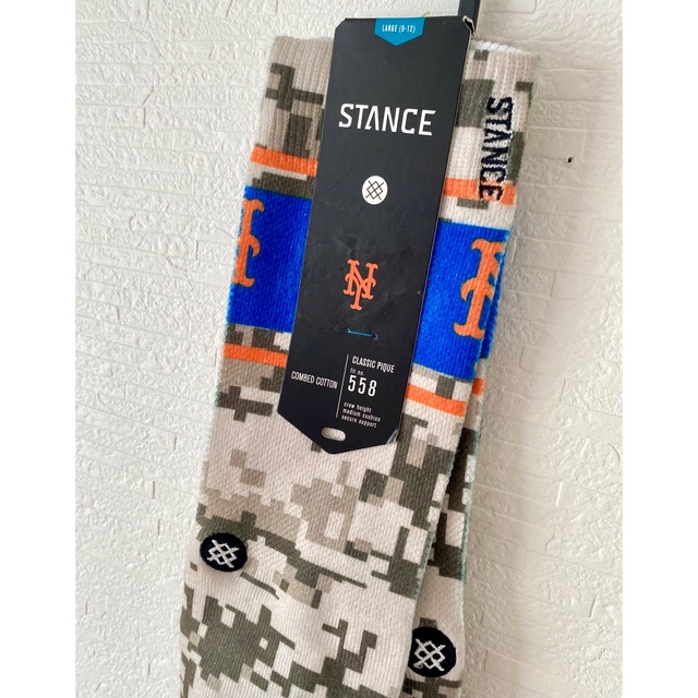 新品！！スタンス　メンズ　STANCE MLB Mets Camo Large メンズのレッグウェア(ソックス)の商品写真