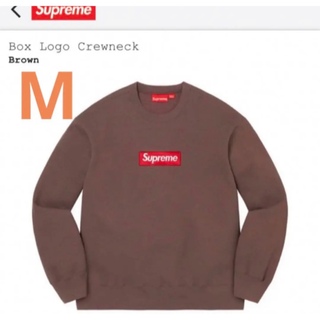 シュプリーム(Supreme)のSupreme Box Logo Crewneck brown M(スウェット)