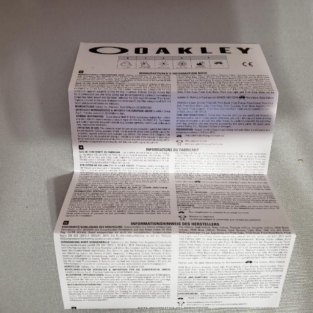 Oakley(オークリー)のオークリー　ストレートリンク　OO9331-02 メンズのファッション小物(サングラス/メガネ)の商品写真