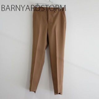 バンヤードストーム(BARNYARDSTORM)のBARNYARDSTORM バンヤードストーム スラックス　パンツ　キャメル(カジュアルパンツ)