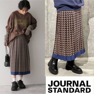 ジャーナルスタンダード(JOURNAL STANDARD)のジャーナルスタンダード　JOURNAL STANDARD プリーツスカート　柄(ロングスカート)