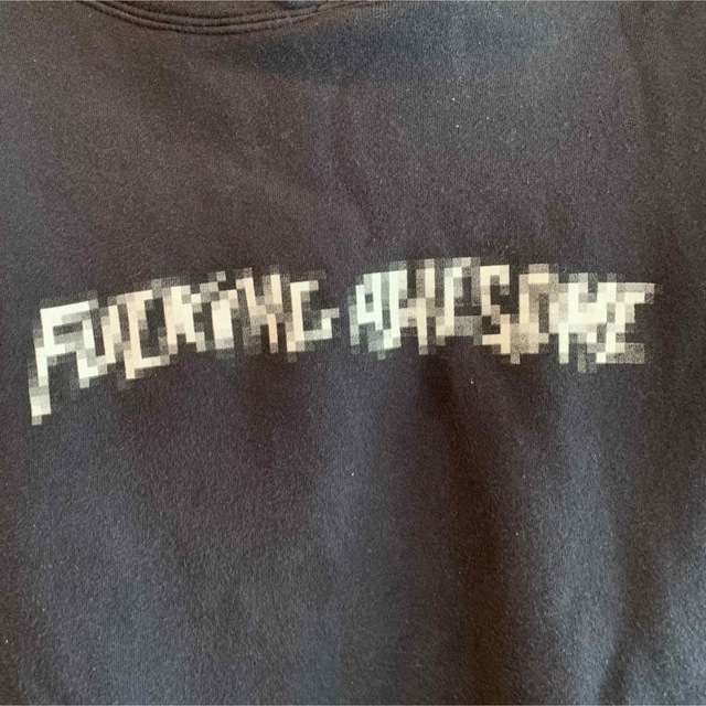 Supreme - Fucking Awesome モザイクロゴプルオーバーフーディー M