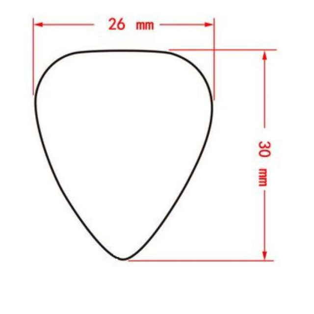 ギター ピック 7枚セット 0.75mm アコギ エレキ ウクレレ ベース 楽器の楽器 その他(その他)の商品写真