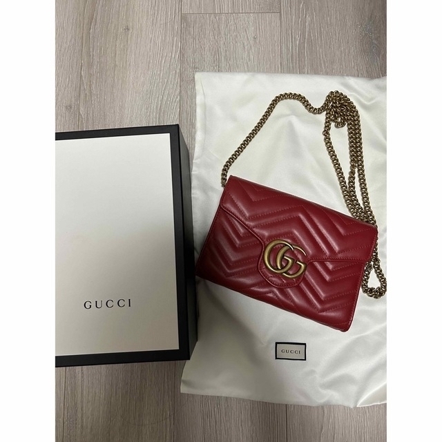 GUCCI キルティングショルダーバック