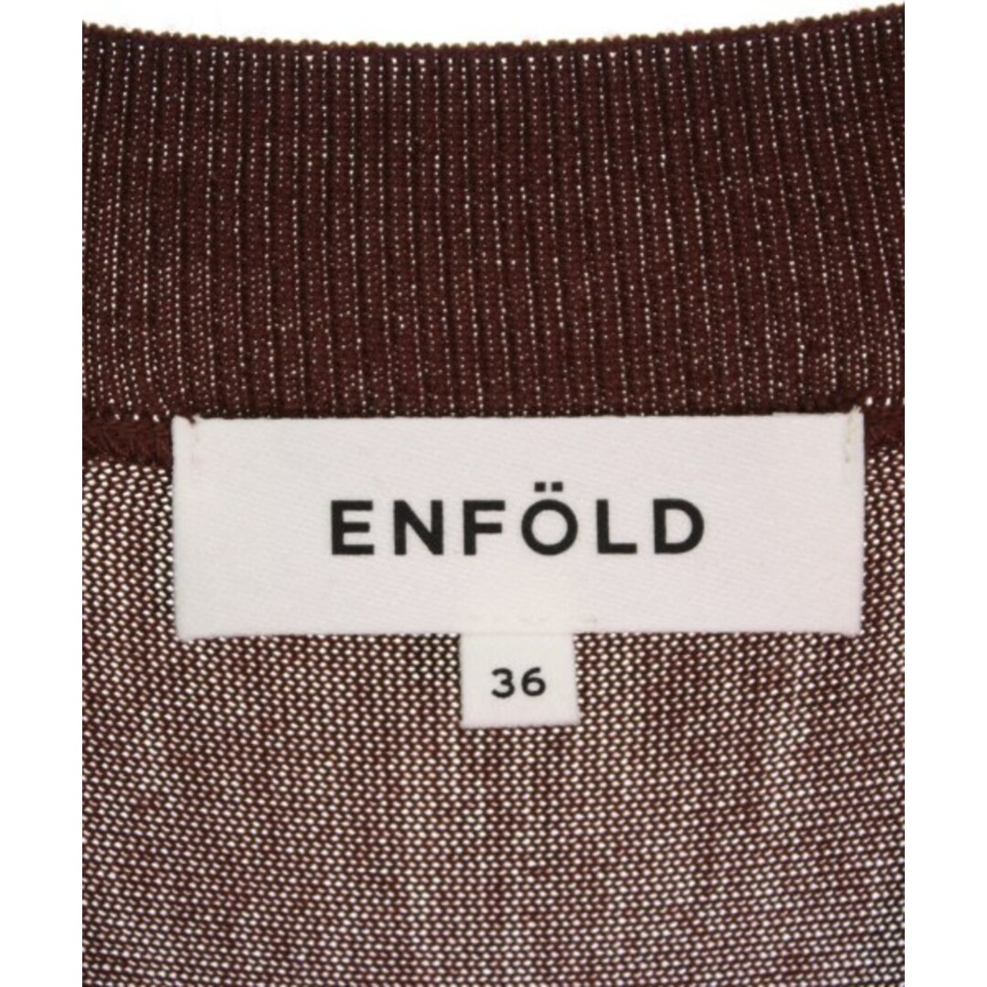 ENFOLD エンフォルド ワンピース 36(S位) 茶 2