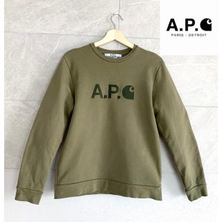 美品 A.P.C. Carhartt コラボ パーカー フーディー スエット