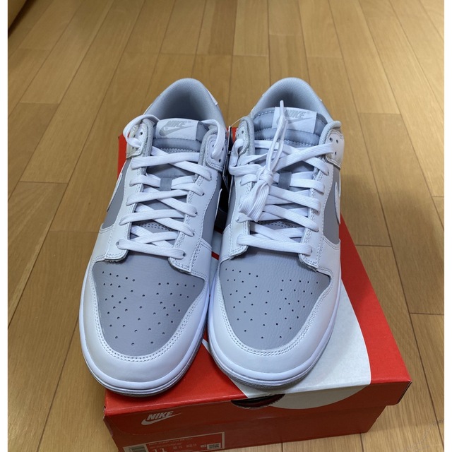 Nike Dunk Grey Whiteダンクロー グレー ホワイト　29cm