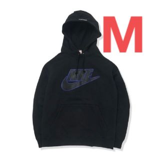 シュプリーム(Supreme)の【即完売】Supreme Nike  プルオーバー パーカー　レザー　M(パーカー)