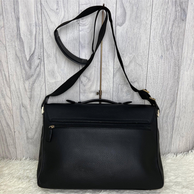 美品♡A4可♡dunhill ダンヒル 2way ショルダー ビジネスバッグ