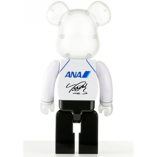 BE@RBRICK(ベアブリック)の羽生結弦YUZU × BE＠RBRICK for ANA　ANAジャージ400% エンタメ/ホビーのタレントグッズ(スポーツ選手)の商品写真