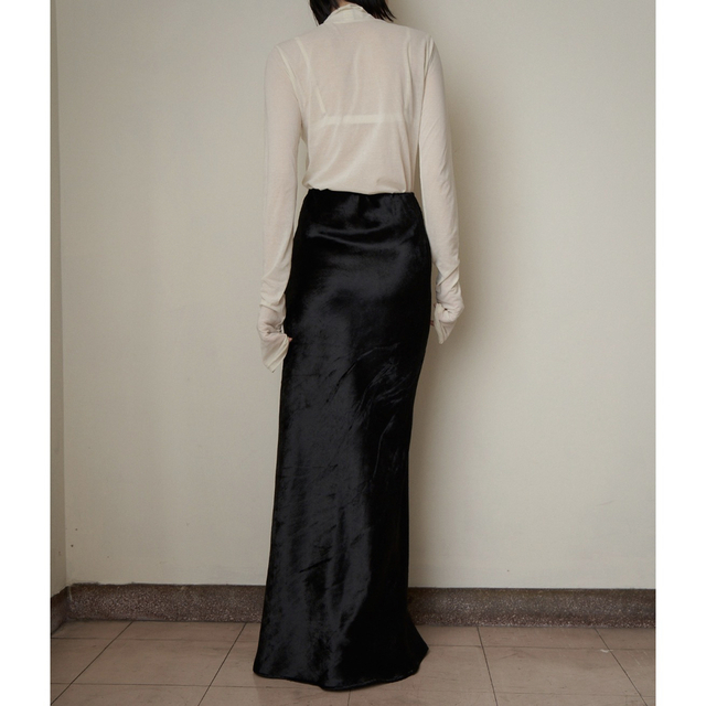 ENOF velvet long skirt Mサイズ | www.haering-raumgestaltung.de