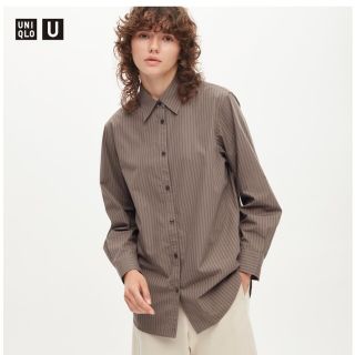 ユニクロ(UNIQLO)のオーバーサイズシャツ　ストライプ　ユニクロユー　UNIQLO U(シャツ/ブラウス(長袖/七分))