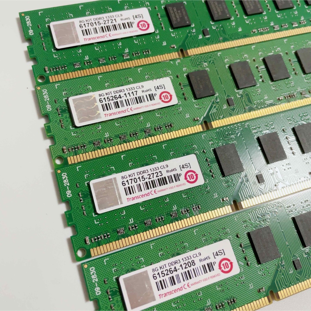 Transcend 8G メモリ DDR3 1333 4枚セット 2