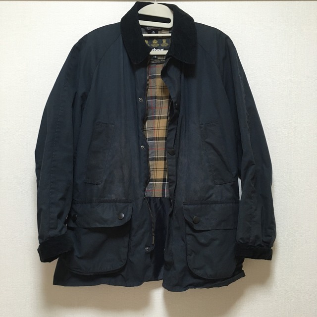 英国製 バブアー S ASHBY アシュビー ノンワックス ハンティング-