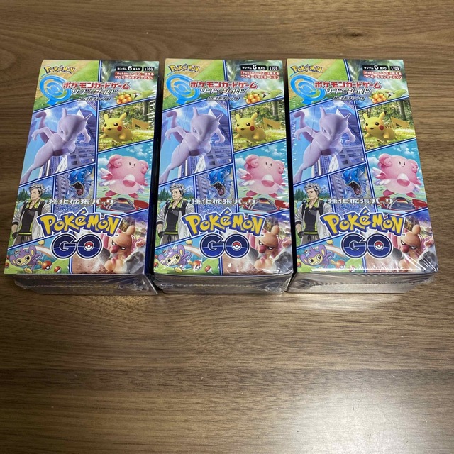 ポケモンGO】3box シュリンク付き新品未開封 激安正規品 68.0%OFF