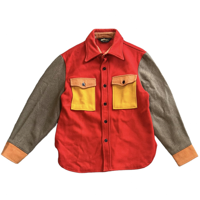 1970s】Peter Max x Mr.Wrangler CPOシャツ 古着 ジャケット 1970s】Peter Max x Mr.Wrangler CPOシャツ 古着 ジャケット