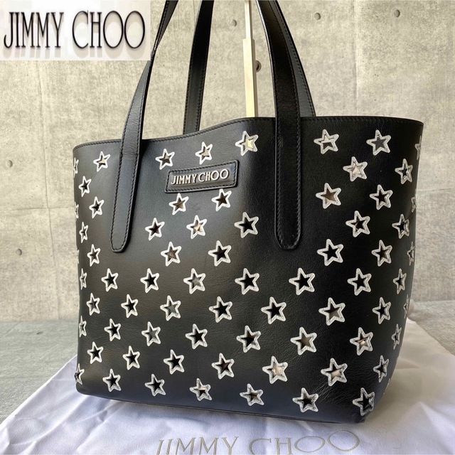 【極美品】JIMMY CHOO SOFIA/S ライトカーキ  トートバッグ