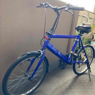 自転車　20インチ　logram ギア　ライト　付き(自転車本体)