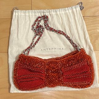 アンテプリマワイヤーバッグ(ANTEPRIMA/WIREBAG)のANTEPRIMAアンテプリマ ★ リボン ワイヤーバッグ　RED(ショルダーバッグ)