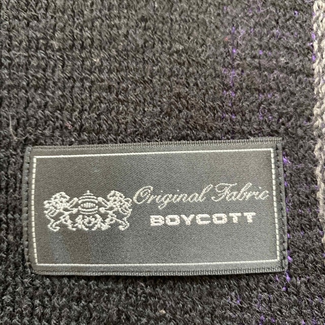 BOYCOTT(ボイコット)のマフラー メンズのファッション小物(マフラー)の商品写真