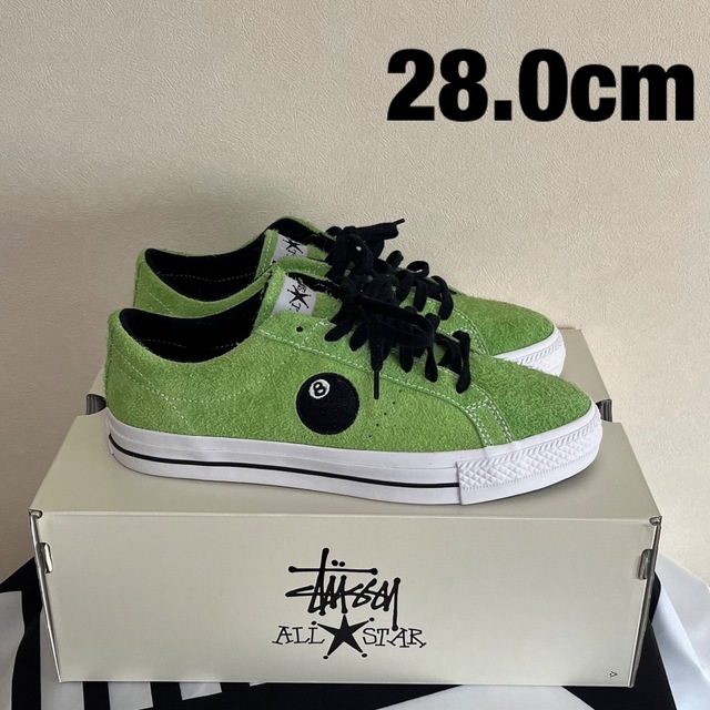 【新品/未使用】stussy × converse one star