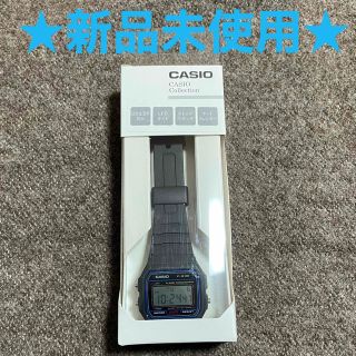 カシオ(CASIO)の★新品未使用★　CASIO 腕時計 ブラック F-91W-1JH(腕時計(デジタル))