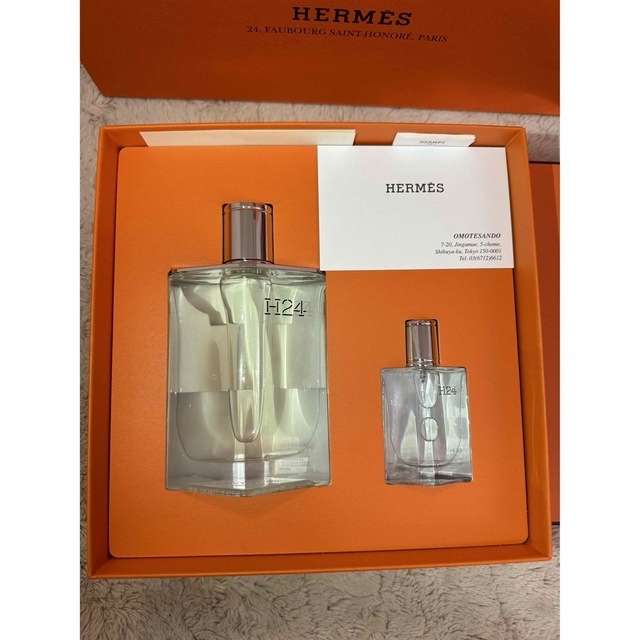 Hermes 新品未使用・表参道購入 エルメス H24 香水 セット 100ml 12.5mlの通販 by RIKO｜エルメスならラクマ