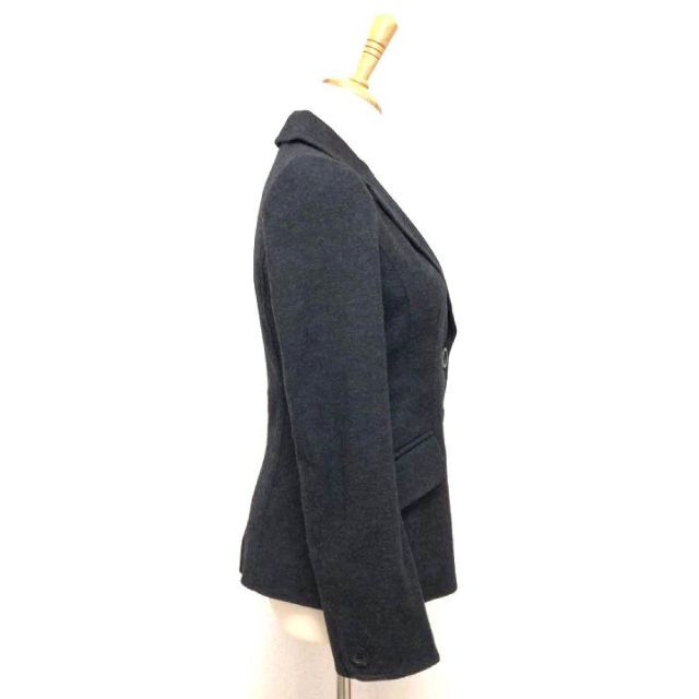 【美品】EPOCA エポカ テーラードジャケット ジャケット 毛100％ グレー約41cm袖丈