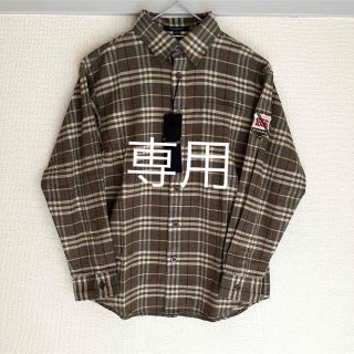 バーバリー(BURBERRY)の【タグ付き新品】BURBERRY バーバリー チェック長袖ネルシャツ 140A(ブラウス)