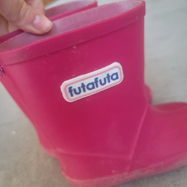 futafuta(フタフタ)のfutafuta レインブーツ 14cm ピンク キッズ/ベビー/マタニティのベビー靴/シューズ(~14cm)(長靴/レインシューズ)の商品写真