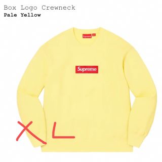 シュプリーム(Supreme)のSupreme Box Logo Crewneck "Pale Yellow"(スウェット)