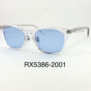 レイバン(Ray-Ban)のRay-BanレイバンRX5386D-2001ライトカラーブルーレンズサングラス(サングラス/メガネ)