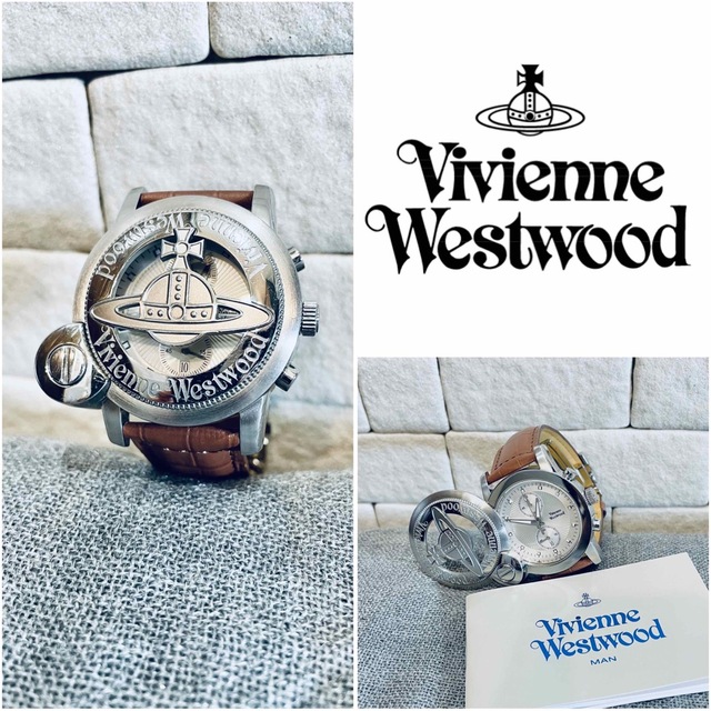 【廃盤】viviennewestwood オーブケージCAGE クロノグラフ時計