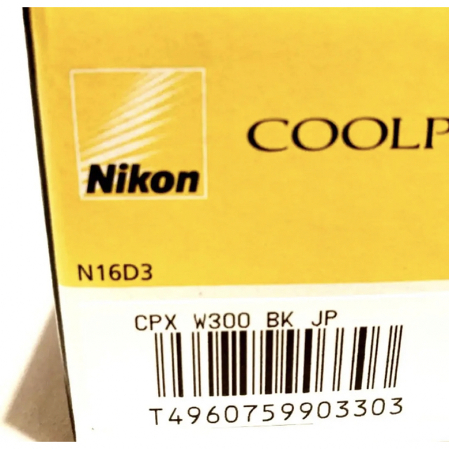 新品未開封 Nicon ニコン COOLPIX W300 ブラック
