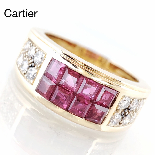 Cartier - Cartier カルティエ ディアボロ  ダイヤ ルビー  750YG ジュウル