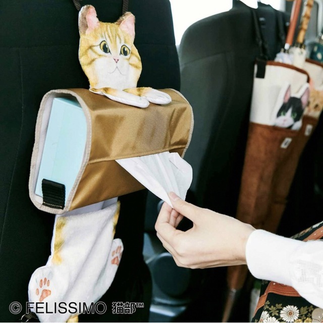 FELISSIMO(フェリシモ)の【新品未開封】フェリシモ★猫 ティッシュカバー ハチワレ エンタメ/ホビーのおもちゃ/ぬいぐるみ(キャラクターグッズ)の商品写真