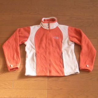 ザノースフェイス(THE NORTH FACE)のTHE NORTH FACE ノースフェイス フリースジャケット S オレンジ白(その他)