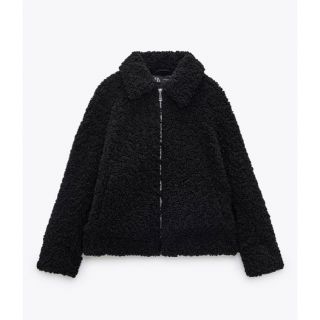 新品　ZARA ザラ　ボアジャケット　ボアアウター　スライ　マウジー　系