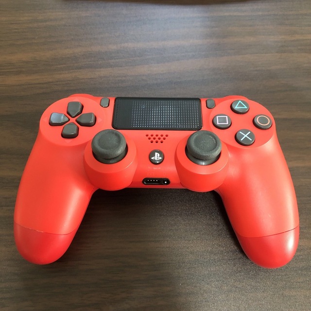 【新品・未開封】PS4 純正 DUALSHOCK4 マグマ・レッド