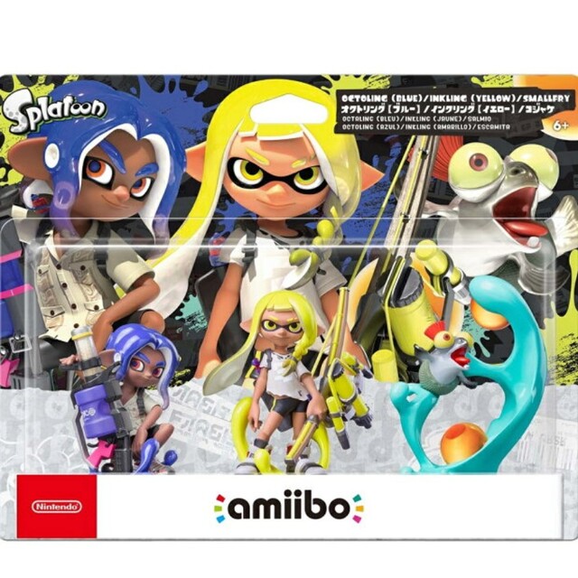 任天堂(ニンテンドウ)のSplatoon3 amiibo トリプルセット エンタメ/ホビーのフィギュア(ゲームキャラクター)の商品写真