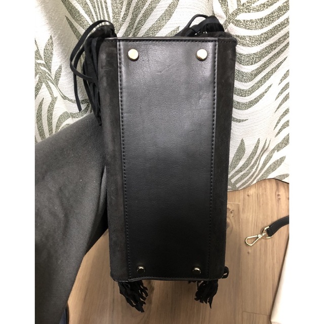 ケイトスペード KateSpade スエード2way ハンドバッグ フリンジ