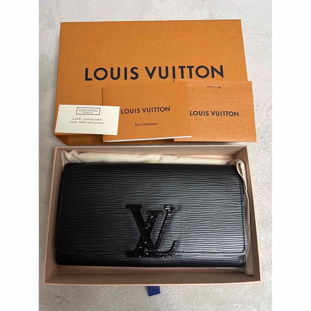 LOUIS VUITTON(ルイヴィトン)の【希少・美品】ルイヴィトン　ポルトフォイユ ノワール　エピ　長財布 レディースのファッション小物(財布)の商品写真