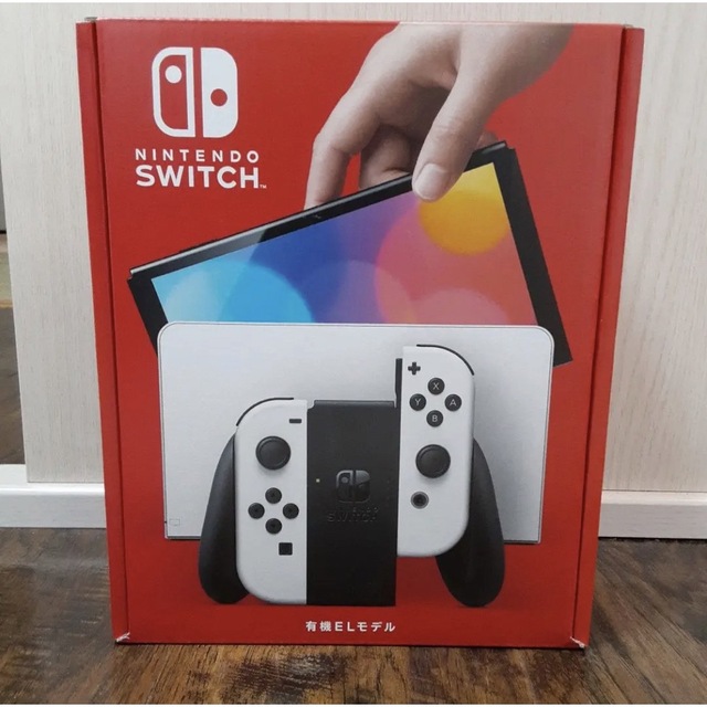 Nintendo Switch(ニンテンドースイッチ)の新品未開封 Nintendo Switch 有機ELモデル ホワイト 本体のみ エンタメ/ホビーのゲームソフト/ゲーム機本体(家庭用ゲーム機本体)の商品写真