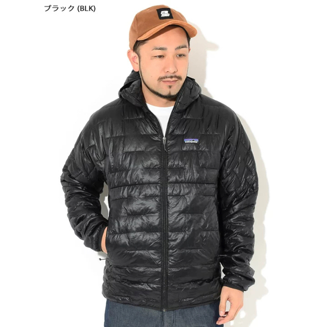 patagonia(パタゴニア)のpatagonia ダウンジャケット Micro Puff ブラック XL メンズのジャケット/アウター(ダウンジャケット)の商品写真