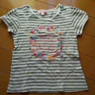 マザウェイズ(motherways)のmatherway 130cm 半袖シャツ ストライプ(Tシャツ/カットソー)