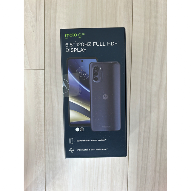 未開封】motorola moto g52j 5G インクブラック-